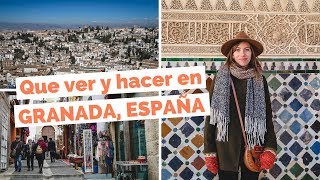 10 Cosas Que Ver y Hacer en Granada España Guía Turística [upl. by Magna]