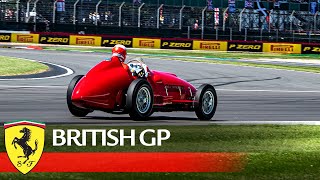 The Ferrari 375 F1 roaring in Silverstone [upl. by Arrahs]