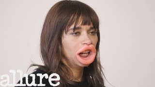 Rashida Jones Reviews Weird Beauty Products  Allure [upl. by Notlehs]