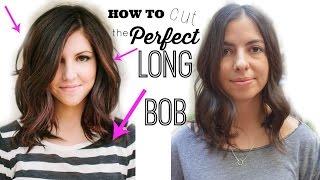 ✧ How to Cut the PERFECT Long Bob ✧ quotLob Haircutquot [upl. by Yahc]