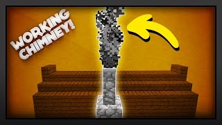 Minecraft  How To Make A Working Chimney [upl. by Garate]