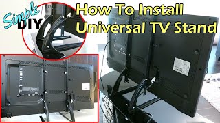 How To Install Universal TV Stand [upl. by Dominus]