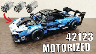 42123 Lego McLaren Motorized with BuWizz [upl. by Helga875]