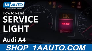 How to Reset Service Light 0409 Audi A4 [upl. by Eldin317]