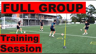 GROUP SOCCER TRAINING IDEAS  Joner Football [upl. by Leggat643]