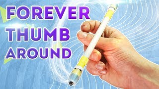 THUMB AROUND HARMONIC  EASY PEN SPINNING TUTORIAL [upl. by Adlare]