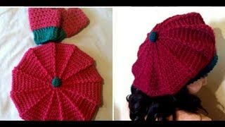 Crochet Beret facile [upl. by Clerissa]