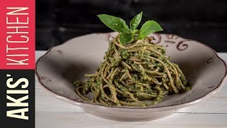 Spaghetti alla Genovese  Akis Petretzikis [upl. by Oeak]