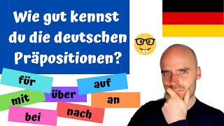 Verben  Präpositionen  A2 B1 B2  Learn German  Deutsch lernen [upl. by Hgielak]