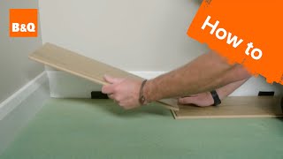 How to lay laminate flooring [upl. by Nwahsed]