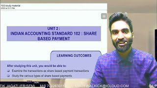 Ind as 102  share based payments  ind as 102 revision ca final  pratik jagati [upl. by Lleunamme]