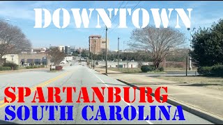 Spartanburg  South Carolina  Downtown Drive [upl. by Sheri123]