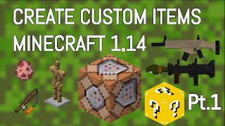 Easily Create ANY Custom Item PT1  Minecraft 116✔️ Data Pack Tutorial [upl. by Cousins177]