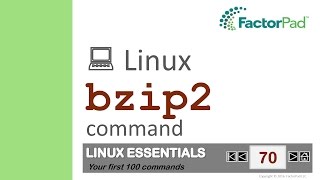 Linux bzip2 command summary with examples [upl. by Melamie]