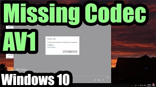 Missing codec 0xc00d5212 Windows 10 [upl. by Ardnassela]