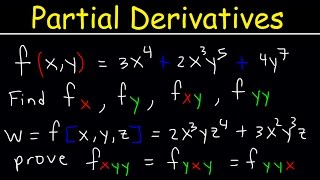 Partial Derivatives  Multivariable Calculus [upl. by Tenn]