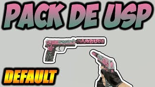 Pack de Skins USP HD 1 Default Model  CS 16 [upl. by Aisor]