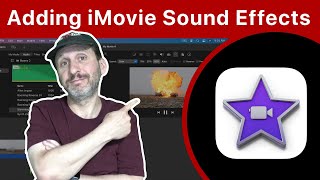 Adding Sound Effects in iMovie [upl. by Ilzel107]