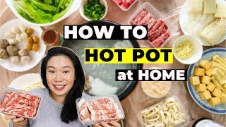 How To Make Hot Pot at Home Hot Pot Recipe amp Ingredients Easy Dinner Ideas [upl. by Helbona]