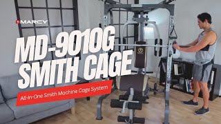 The Marcy MD9010G Smith Cage Home Gym [upl. by Ariay599]