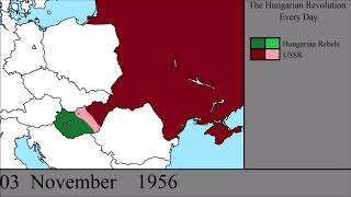 The Hungarian Revolution of 1956 Every Day [upl. by Imotas]