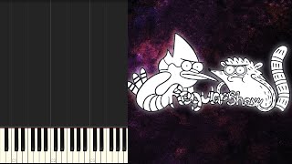 OLD  Regular Show  Gary Vs David Extended Mix S7E23 Synthesia [upl. by Fabe]