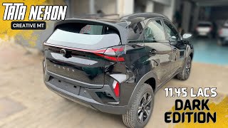 💯🔥 Dark Edition Tata Nexon Creative MT  MotorVahan [upl. by Halilahk506]