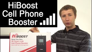 HiBoost 4K Smart Link Cell Phone Signal Booster Setup and Review [upl. by Scholz455]