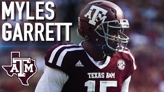 Myles Garrett  quotWelcome to Clevelandquot  Texas AampM Highlights [upl. by Idissac926]