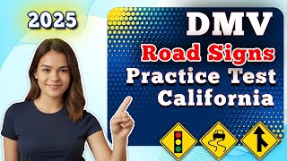 2025 DMV Road Signs Practice Test California [upl. by Hgielyk]