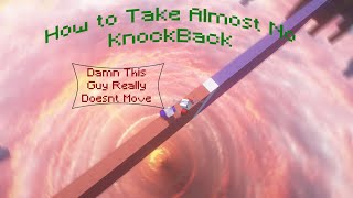 How To Take Less Knockback In Minecraft [upl. by Pennie]