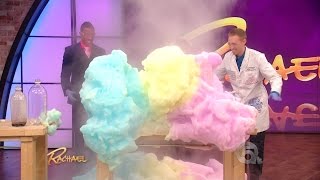 Exploding Foam Science on Rachael Ray with Jeff Vinokur amp Nick Cannon [upl. by Leira]