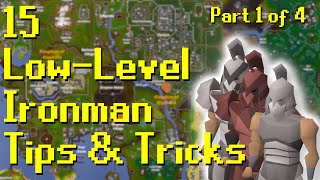 15 Oldschool Runescape Ironman Tips amp Tricks  1 [upl. by Amahcen]