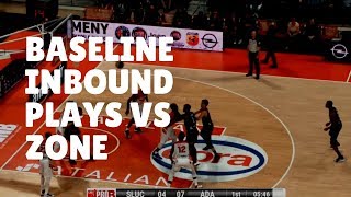 Best Basketball Baseline Inbound Plays vs Zone [upl. by Auqenahc721]