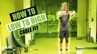 How To Low To High Cable Fly [upl. by Miru]