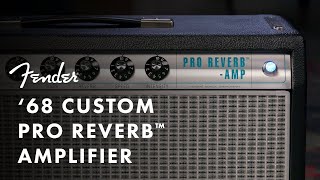 68 Custom Pro Reverb Amplifier  Fender Amplifiers  Fender [upl. by Ajak]