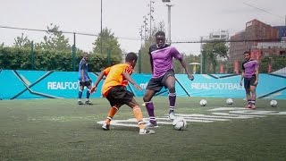 How to beat a defender  Soccer dribbling drill  5aside [upl. by Lorrimer]