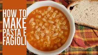 How to make Pasta Fagioli  Cara Di Falco  Caras Cucina [upl. by Voltmer]