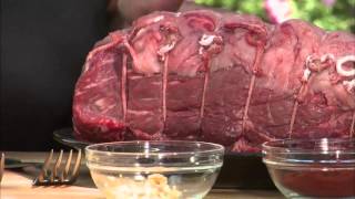 BBQ Rotisserie Top Sirloin Roast [upl. by Orna742]