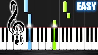 Scarborough Fair  EASY Piano Tutorial by PlutaX [upl. by Audrey]