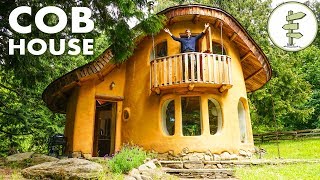 Incredible Cob House Tour  A Sustainable Green Building [upl. by Eltsirc238]