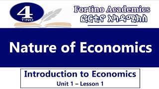 Introduction to Economics  Nature of Economics  Unit 1 Part 1  Economics 101  Basic Economics [upl. by Alemak]