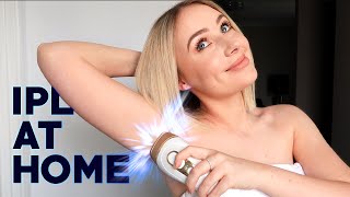 IPL HAIR REMOVAL AT HOME demo  answering your questions [upl. by Zevahc]