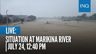 Situation at Marikina River  July 24 [upl. by Lucian]