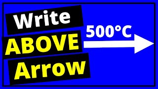 How to Write Above Arrow In Word [upl. by Amalie]