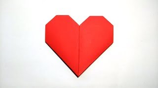 COMO HACER UN CORAZON DE PAPEL Audio Español  How to make a paper heart san valentin [upl. by Wolliw]