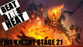 HOW TO BEAT THE FIRE KNIGHT  STAGE 21  Raid Shadow Legends [upl. by Eudosia434]