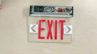 ELSMR Edge Lit Exit Sign [upl. by Merrili]