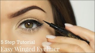 Eyeliner Tutorial  5 Steps  TheMakeupChair [upl. by Adiaz]