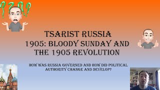 Tsarist Russia Bloody Sunday and the 1905 Revolution [upl. by Kumar498]